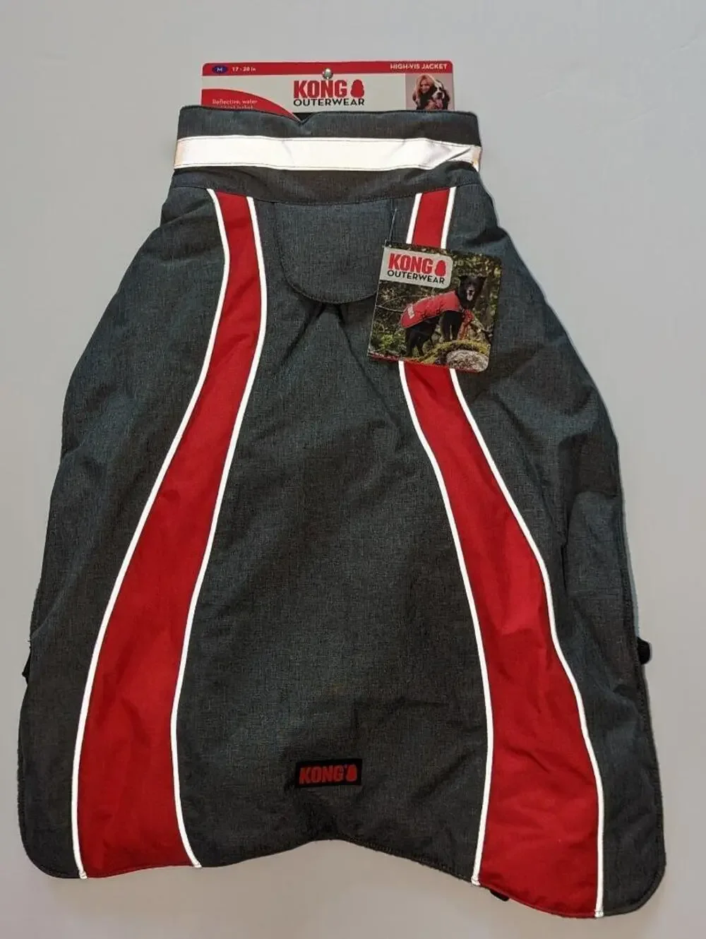 Kong High-Vis Dog Jacket Size Medium Outerwear Coat NEW - 0922T24